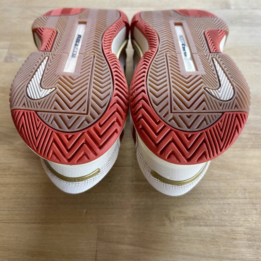 Nike Women's 9 GP Challenge 1 PRM Hard Court Tennis Shoes (FQ3164-103) Gold Rust - Picture 11 of 11